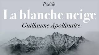 Poésie  La neige blanche  Guillaume Apollinaire  French Poem [upl. by Anegue]