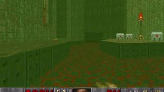 Doom II level 15 Industrial Zone Blue key yellow key [upl. by Aleira]