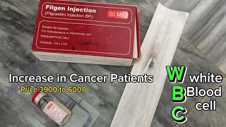 how to increase white blood cells WBC Cancer Chemotherapy Radiation Filgen filgrastim injection [upl. by Burtis]