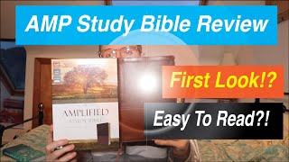 AMP Study Bible Review  Amplified Study Bible Review [upl. by Llenoj]