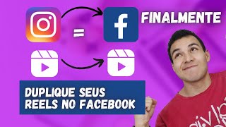 COMO POSTAR REELS NO INSTAGRAM PARA APARECER NO FACEBOOK [upl. by Salazar]