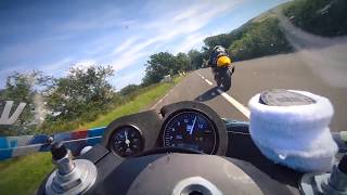 Classic TT onboard  Danny Webb Team Classic Suzuki  RG500 [upl. by Einwat]