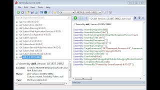 How To Decompile c vb Net Decompiler  Net Disassembler [upl. by Nnylram712]