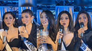 Team ACES and QUEENS Miss Universe Philippines 2024 Sino ang flag bearer ng camp [upl. by Atokad]