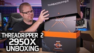 ITS HERE  Threadripper 2 2950X Reviewers Kit Unboxing [upl. by Alayne]