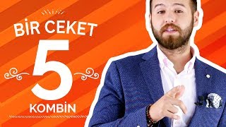 1 Ceket ile 5 Kombin Nasıl Yapılır [upl. by Yemrej]