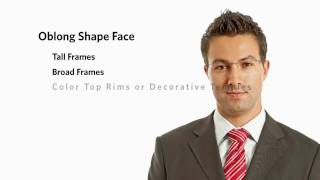 Best Mens Frames for an Oblong Face Shape [upl. by Wileen915]