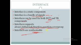 Interface in System Verilog part1 [upl. by Nanor]