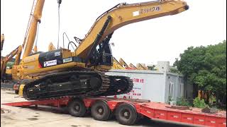 Used CaterpillarCAT Excavator 340D DeLivery to Mexico [upl. by Aekerly]