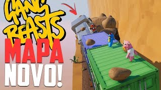 O TREM  Gang Beasts Momentos engraçados [upl. by Junina]