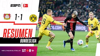 ¡LOS ONCE DE LA COMPAÑÍA SIGUEN INVICTOS EN LA BUNDESLIGA  B Leverkusen 1 B Dortmund  RESUMEN [upl. by Jordanson]