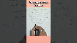 Disproportionation Reaction science chemistry boards shorts shortvideo [upl. by Thad]