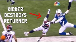 NFL KickerPunter Tackling Highlights [upl. by Emarie746]