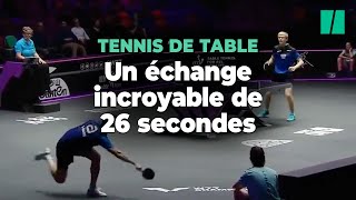 Ces deux Français ont sans doute réalisé l’échange de l’année en tennis de table [upl. by Averir919]