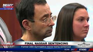 FULL NASSAR SENTENCING Former USA Gymnastics Doctor Larry Nassar Sentenced FNN [upl. by Akeyla]