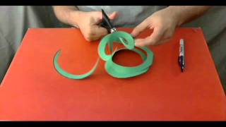 CRAFTS Como hacer una serpiente de cartulina [upl. by Soilisav]