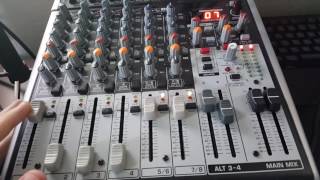 Dual PC stream setup  Mixer explanations  Behringer X1204 USB [upl. by Haze]