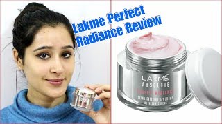 Lakme Perfect Radiance Skin Whitening Night cream Full Review and Demo [upl. by Maxantia71]