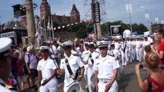 The Tall Ships Races 2013 Szczecin  Cuauhtemoc Crew Mexico [upl. by Anigue]