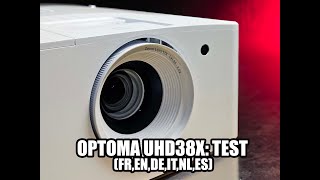 🔥🔥 Optoma UHD38x test complet couleurs contraste luminosité input lag calibration optoma [upl. by Valry]