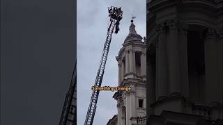 The flight of the Befana in piazza Navona in Rome [upl. by Karleen]