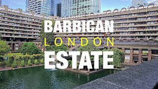 Barbican Estate London Aerial Footage  4K HD Drone Footage [upl. by Warga]