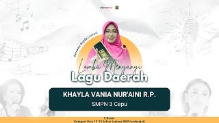 Khayla Vania Nuraini Rizky Putri  SMPN 3 Cepu I Sinanggar Tulo [upl. by Edward]