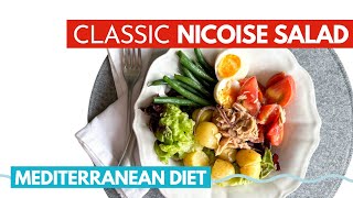 Classic Tuna Niçoise Salad  easy summer salad mediterranean diet recipe [upl. by Ettenoitna]