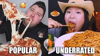 POPULAR VS UNDERRATED MUKBANGERS compilation [upl. by Chapman]