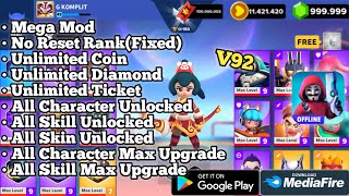 Heroes Strike Offline Mod Apk V92 Terbaru No Reset Rank  All Character Unlocked  Unlimited Coin [upl. by Annahsor532]