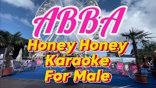 Honey Honey By ABBA Karaoke for Male [upl. by Emina]