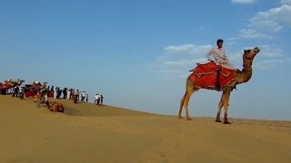 Camel ride in the Thar desert of Rajasthan India [upl. by Rolyt]