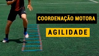 15 Exercícios para melhorar a sua agilidade no futebol Escada de agilidade  treino físico [upl. by Ahsha513]