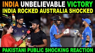 INDIA UNBELIEVABLE VICTORY AGAINST AUSTRALIA  AUSTRALIA ALL OUT 199  IND VS AUS WORLD CUP MATCH [upl. by Ashton]