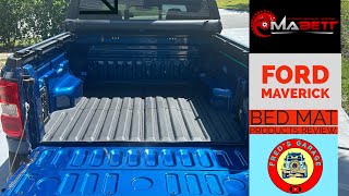 Ford Maverick’s Bed Mat by Mabett Product showcase to help you with the Mabett truck bed mat [upl. by Acimehs]