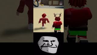 Roblox IQ Moment Troll Face Meme shorts [upl. by Tavy]