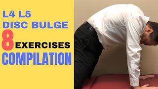 8 Best Exercise For L4 L5 Disc Bulge Exercises COMPILATION VIDEO by Dr Walter Salubro [upl. by Wearing]