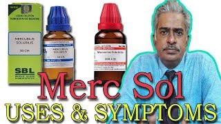 Merc Sol  Symptoms and Uses in Homeopathy by Dr PS Tiwari [upl. by Aland]