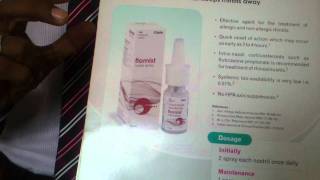 Flomist nasal spray fluticasone nasal spray [upl. by Tollmann]