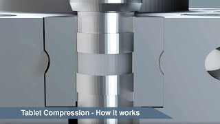 Tablet Compression  How it works animation [upl. by Jovitah]