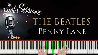 Penny Lane  THE BEATLES 1967 Piano cover with LEAD VOCAL [upl. by Enneyehs]