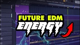 Future EDM Energy  32 GB Of FL Studio Templates Melodies Drums amp More [upl. by Tedi]