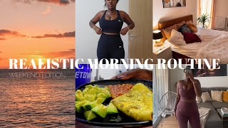 MY 9AM REALISTIC WEEKEND MORNING ROUTINE Building Healthy amp Productive Habits LUCY BENSON [upl. by Warila]