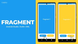 Fragment in Android Studio using Kotlin  Android Knowledge [upl. by Kuehn]