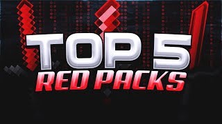 Top 5 BEST RED Packs for Minecraft SKYWARS FPS [upl. by Ettenor]