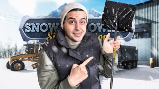 Snow Plowing Simulator ⛄ شبیه ساز برف روبی [upl. by Adnolor]