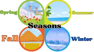 Seasons All Year Round  Four seasons  Kids Song ☆ [upl. by Esir765]