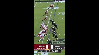 Dillon Thieneman Intercepts the Tipped Pass vs Indiana  Purdue Football [upl. by Aligna]