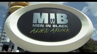 Men In Black Alien Attack attraction ride at Universal Studios Florida [upl. by Bibbye]