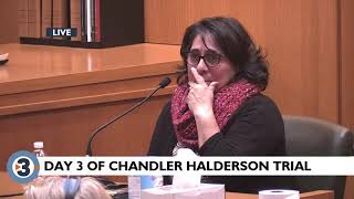 Day 3 of Chandler Halderson homicide trial [upl. by Nnyliak886]